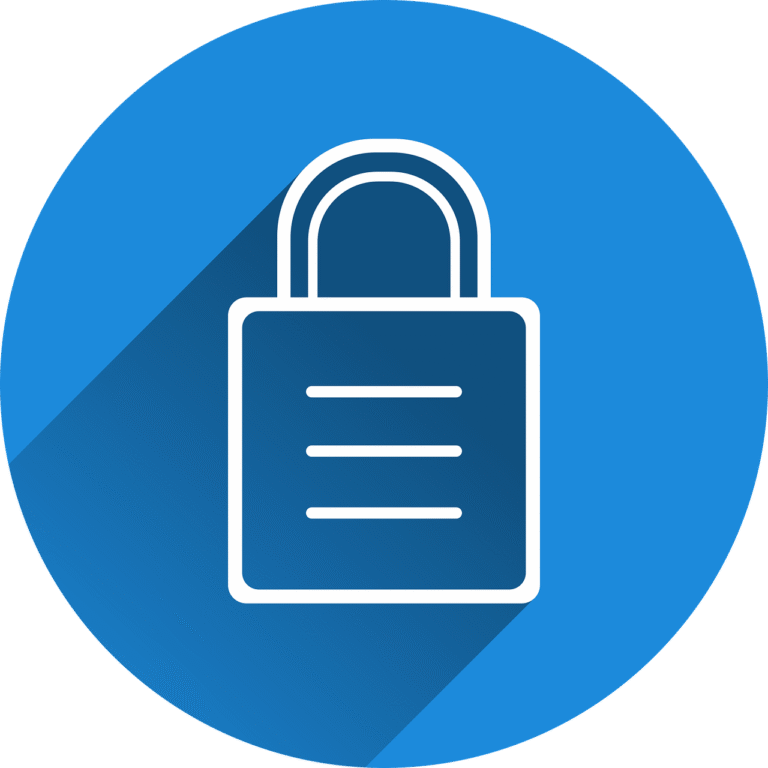 Free castle security locked vector